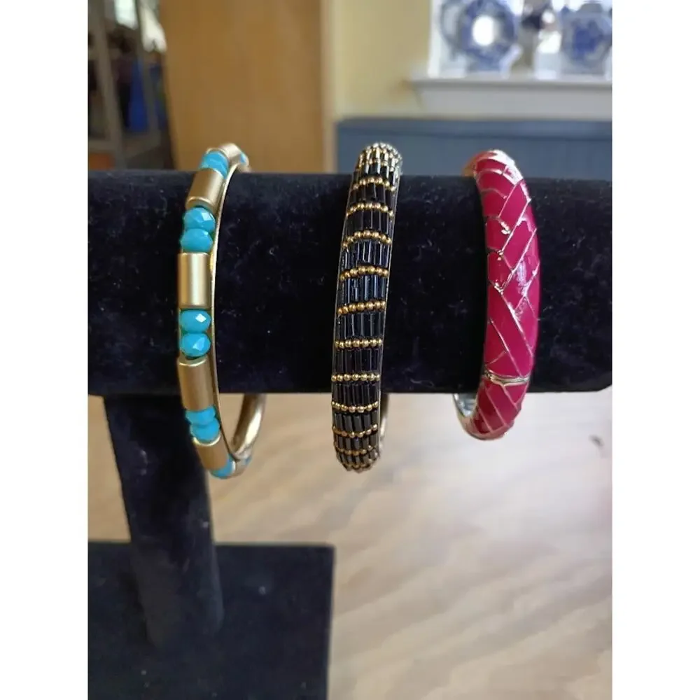 Vintage Silver and Gold Tone Bracelets Lot of Six